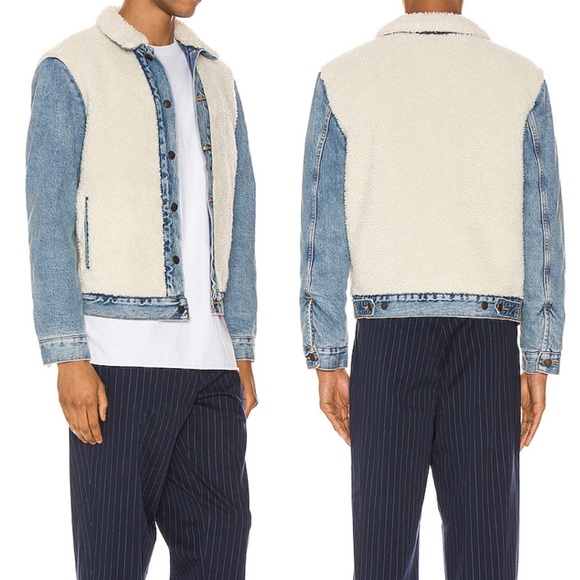 off white trucker jacket